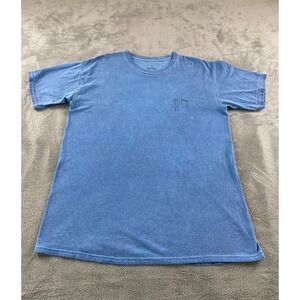 Guy Harvey Mens Ocean Wash Blue Mahi Mahi Flying Fish Graphic T-Shirt Size M